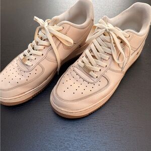 Nike Men's Custom Coffee Dyed Air Force 1 Sneakers